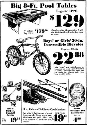 Wisconsin State Journal toy ads: 1960s